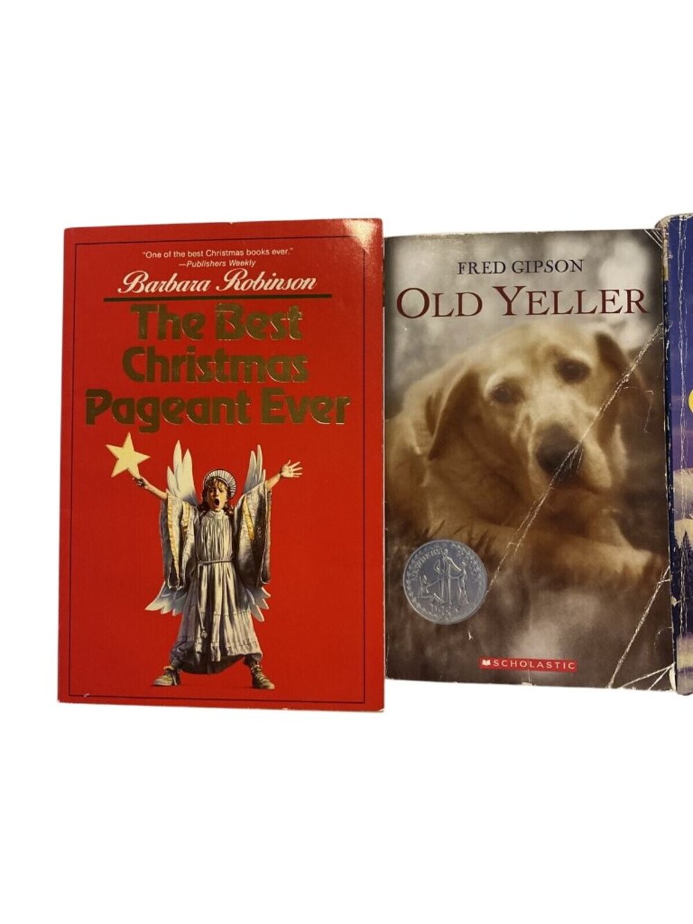 Set Of 5 Classic Childrens Books: The Best Christmas Pageant Ever Old Yeller The - Picture 2 of 10